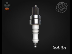 spark plug 3D Model