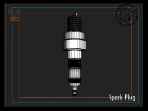 spark plug 3D Model