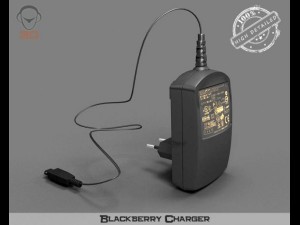 blackberry charger 3D Model