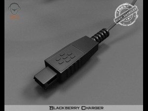 blackberry charger 3D मॉडल
