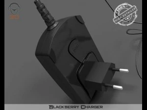 blackberry charger 3D Model