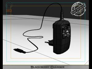 blackberry charger 3D Model