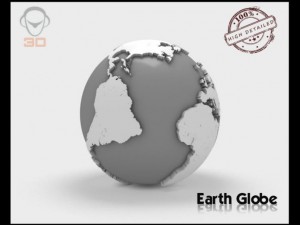 earth globe Modello 3D