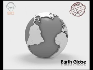earth globe 3D 모델