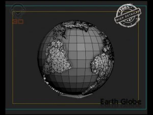 земной шар 3D Модель