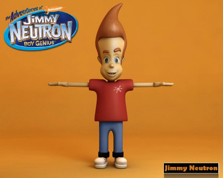 jimmy neutron 3D Model .c4d .max .obj .3ds .fbx .stl .blend
