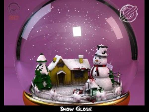 snow globe 3D Model