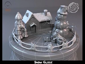 snow globe 3D Model