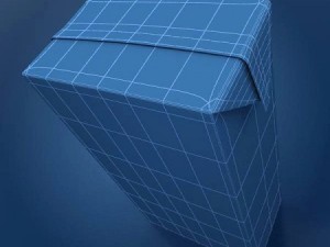 carton pack Model 3D