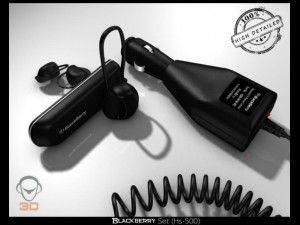 blackberry set hs500 Modelo 3D