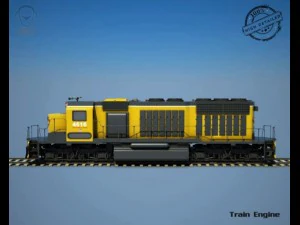 motore del treno Modello 3D