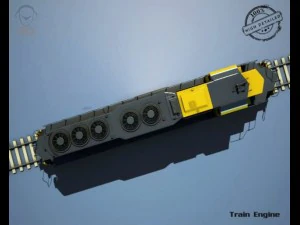 motore del treno Modello 3D