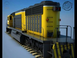 motore del treno Modello 3D