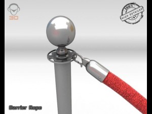 barrier rope 3D Model