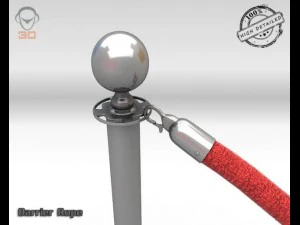 barrier rope 3D Model