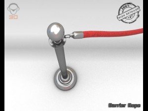 barrier rope 3D Model