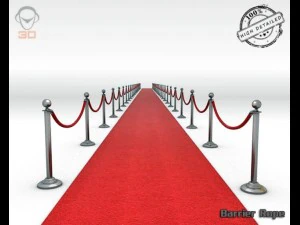barrier rope 3D Model