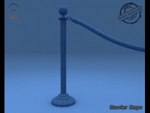 barrier rope 3D Model