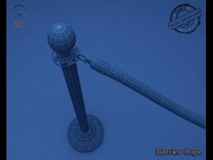 barrier rope 3D Model