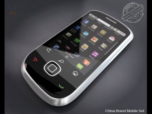 china brand mobile set Model 3D