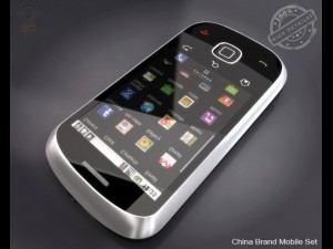 china brand mobile set Model 3D