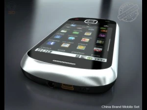 china brand mobile set 3D Model