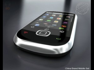 china brand mobile set Model 3D
