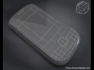 china brand mobile set 3D Model