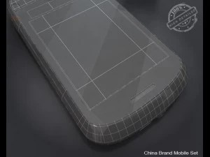 china brand mobile set 3D Model