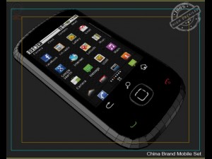 china brand mobile set Model 3D