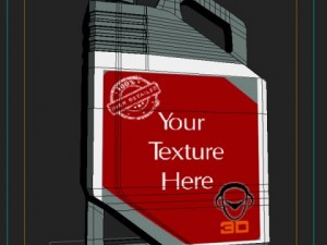 oil can 3D Modell