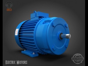 electric motor Modello 3D
