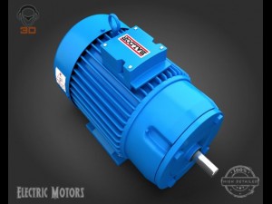 electric motor Modello 3D