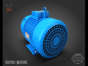 electric motor Modello 3D