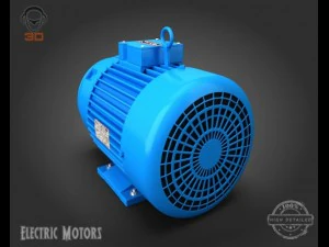 electric motor 3D Model