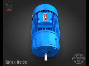 electric motor Modello 3D