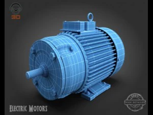 electric motor 3D Model