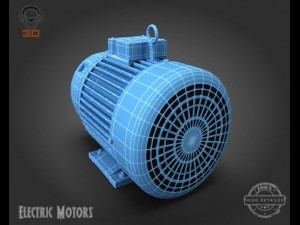 electric motor Modello 3D