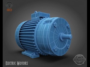 electric motor Modello 3D