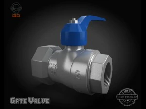 giriş valfi 3D Model