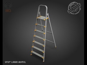 step lader matel 3D Модель