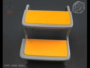 step lader small 3D Model