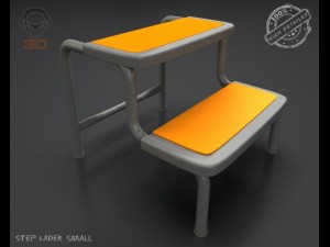 step lader small Model 3D