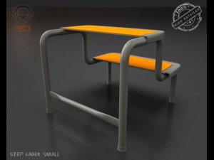 step lader small Model 3D