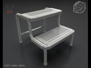 step lader small Model 3D