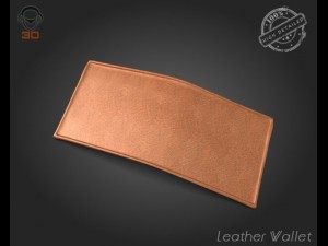 leather wallet 3Dモデル
