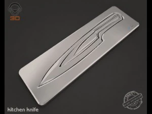 faca de cozinha Modelo 3D