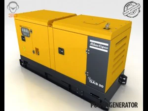 генератор энергии 3D Модель