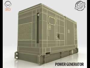 power generator 3D Model