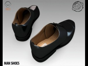 man shoe Modelo 3D